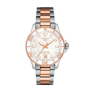 Tissot Seastar 1000 Quartz T120.210.22.111.00 - bracciale acciaio/oro rosa - cassa acciaio - quadrante bianco - ghiera bianca/oro rosa